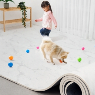 삼바텍 20T 프리미엄 PVC 층간소음 방지 롤매트 거실 복도 유아 어린이 놀이방매트